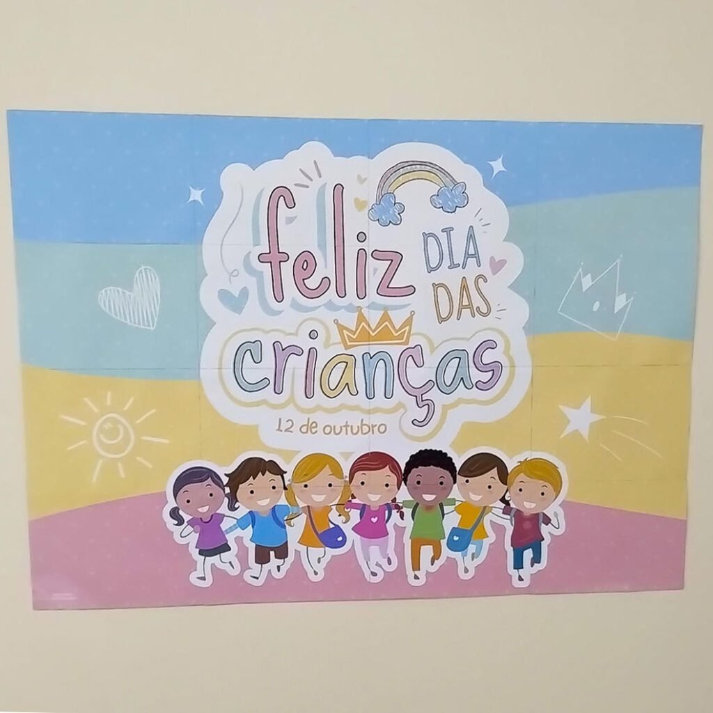 Mural Feliz Dia Das Crian As Imprima Atividades