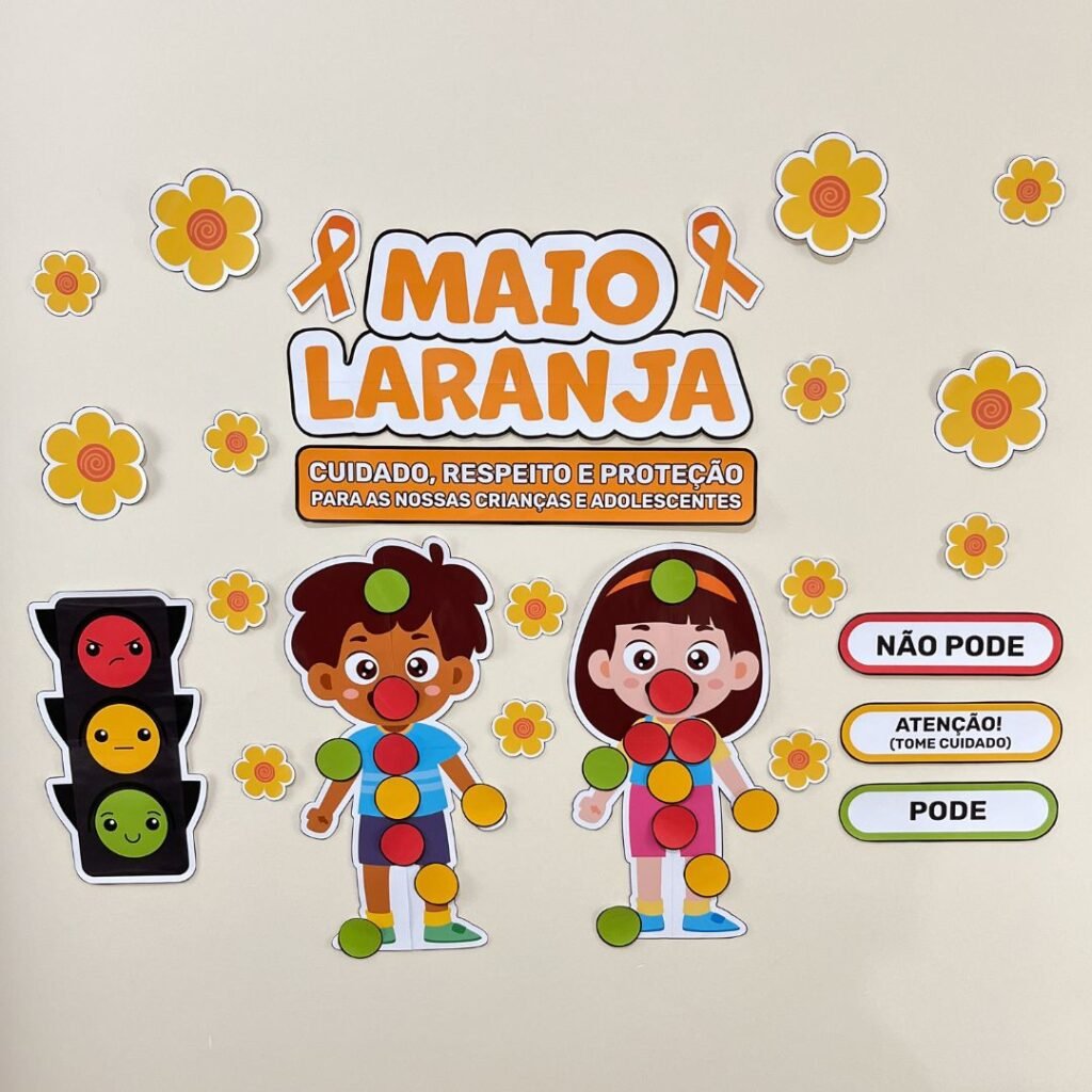 Sem Foro Do Toque Maio Laranja Imprima Atividades