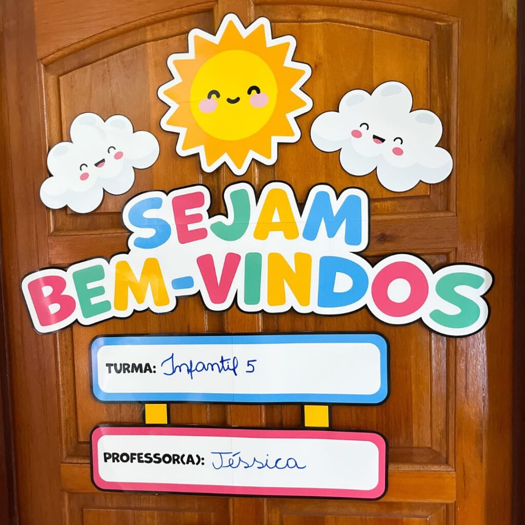 Painel De Porta Bem Vindos Imprima Atividades