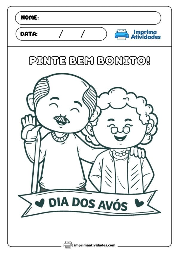 Celebre o Dia dos Avós com 4 Atividades Especiais Grátis! | Imprima ...