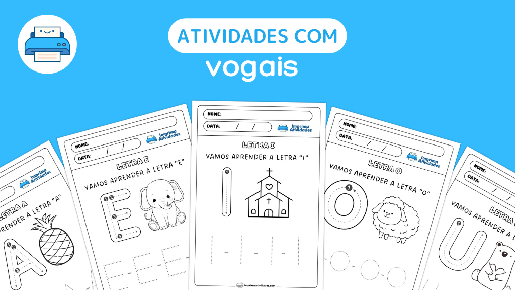 Atividades com Vogais Gratis