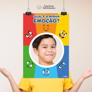 Moldura para Foto Qual é a Minha Emoção
