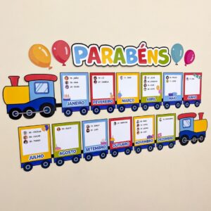 Aniversariantes Painel Trenzinho