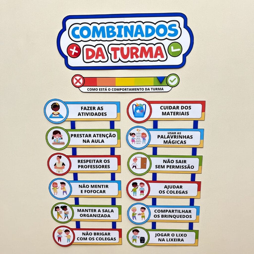 Combinados da Turma | Imprima Atividades