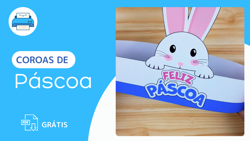 Páscoa – Coroas Grátis para Imprimir