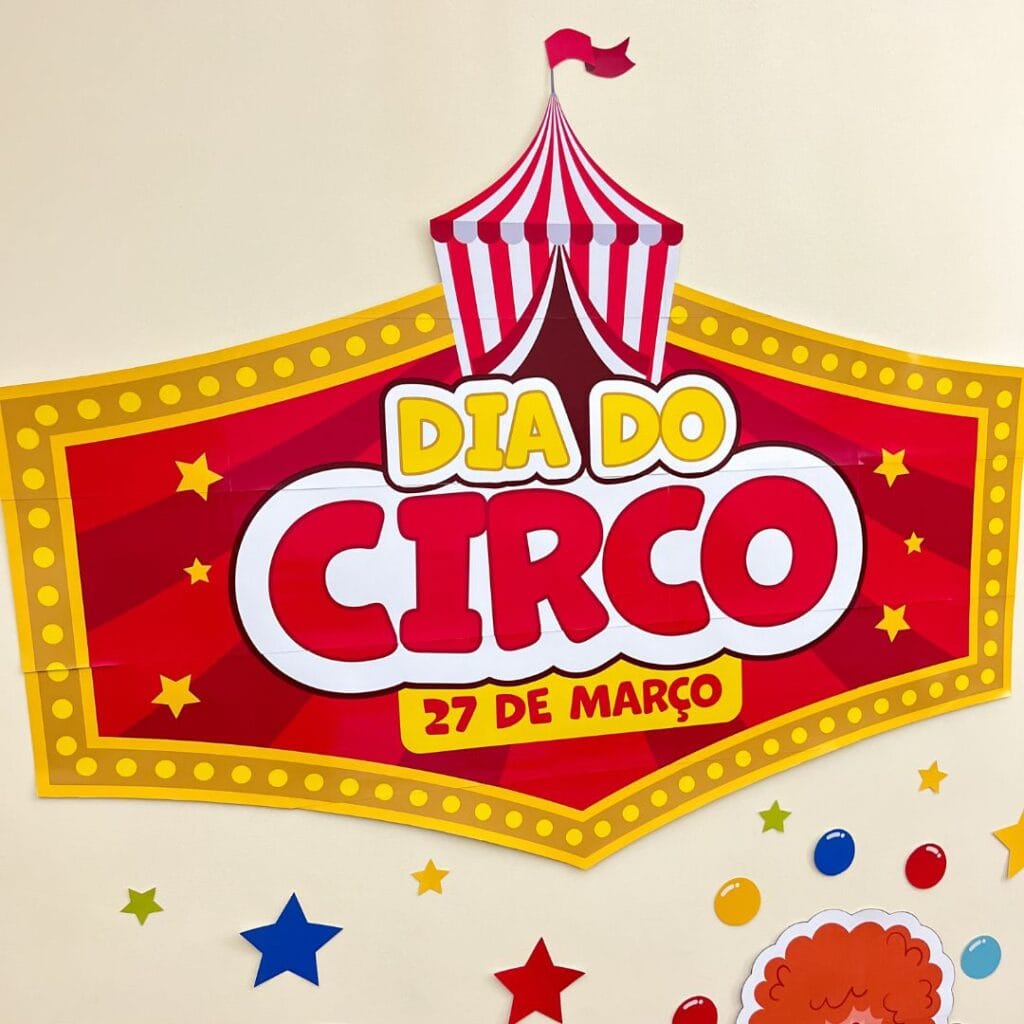 Painel Dia do Circo | Imprima Atividades