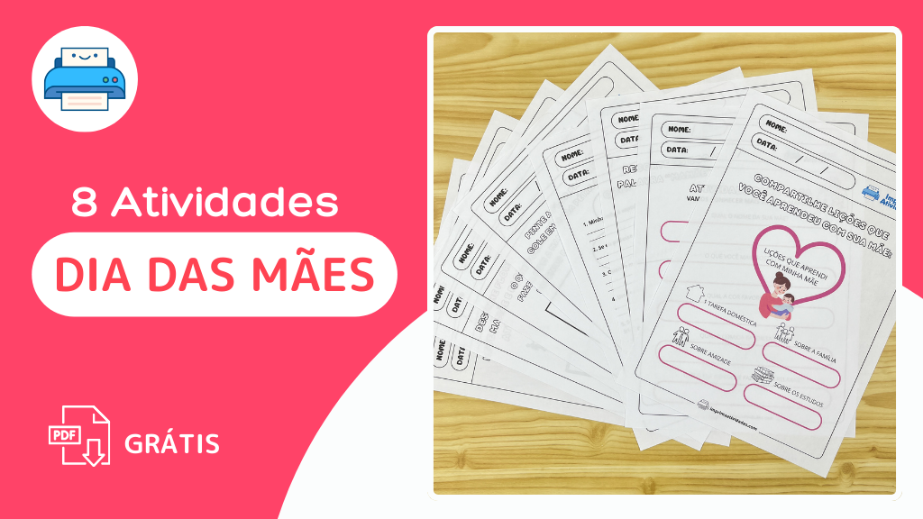 Atividades para o Dia das Mães Grátis