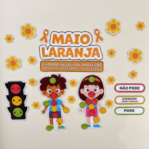 Semáforo do Toque Maio Laranja