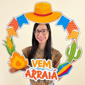 Moldura Bambolê Festa Junina