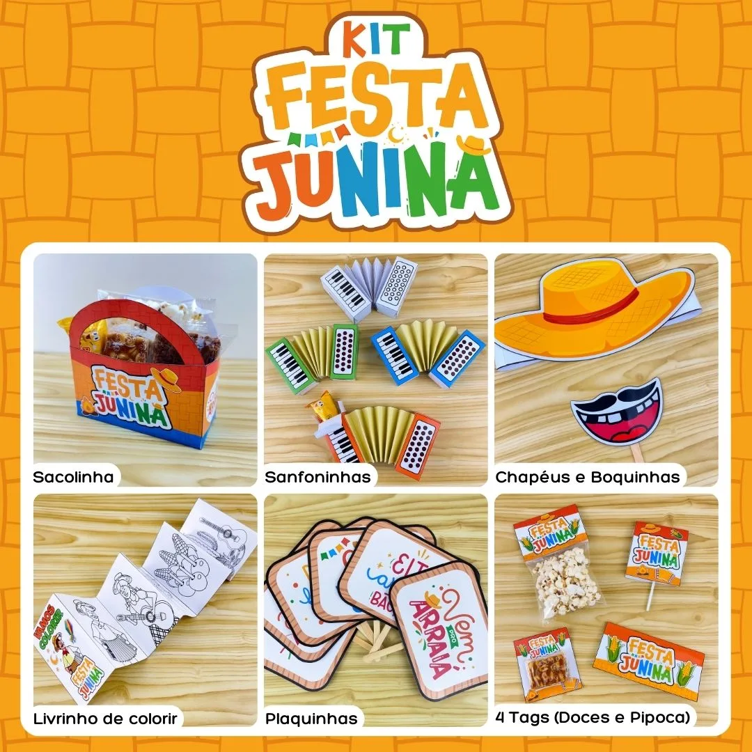 Painel de Porta Festa Junina 7 Kit Festa Junina 1