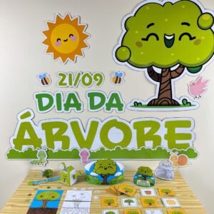 Kit com Painel Dia da Árvore