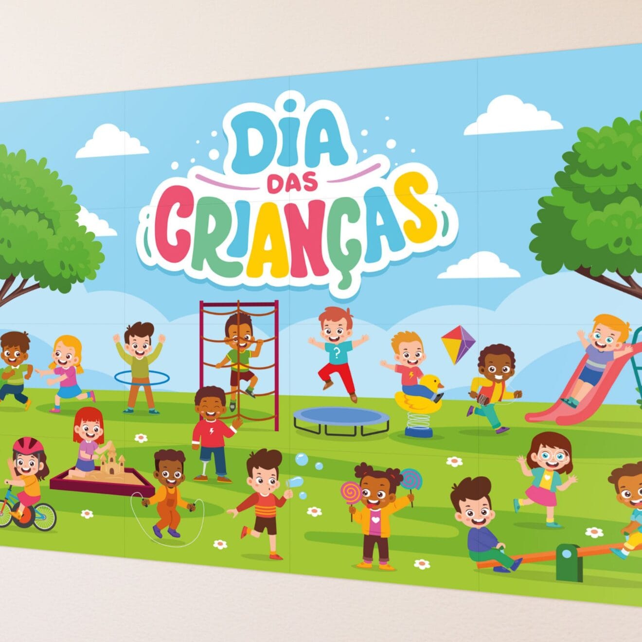 Mural Dia das Crianças | Imprima Atividades