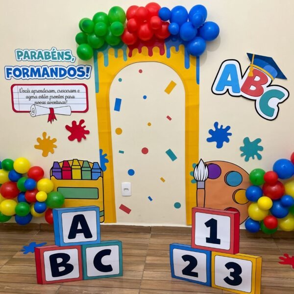 Kit Painel Formatura ABC 12