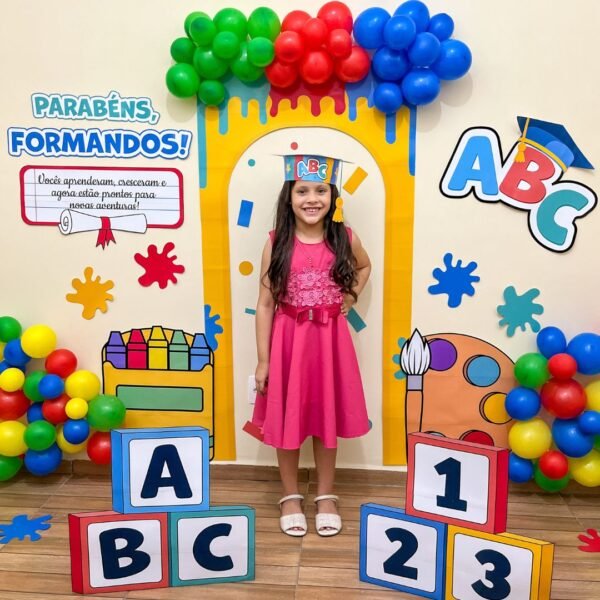 Kit Painel Formatura ABC 15