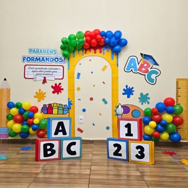 Kit Painel Formatura ABC 3