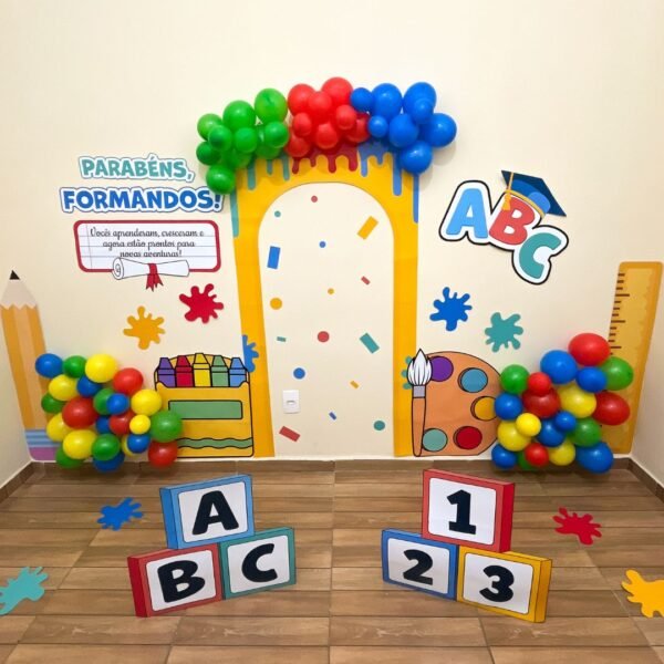 Kit Painel Formatura ABC 8