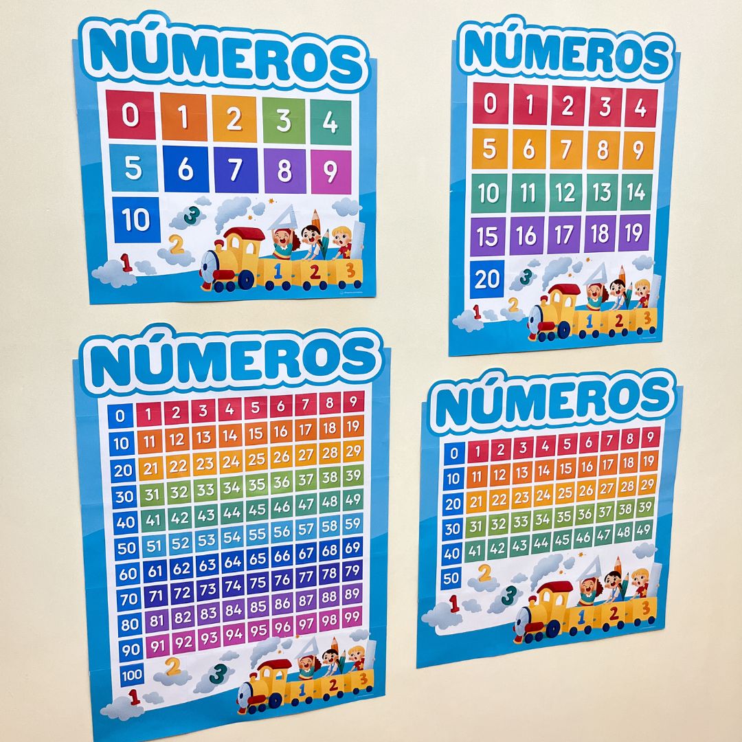 Kit Quadros Numericos 1