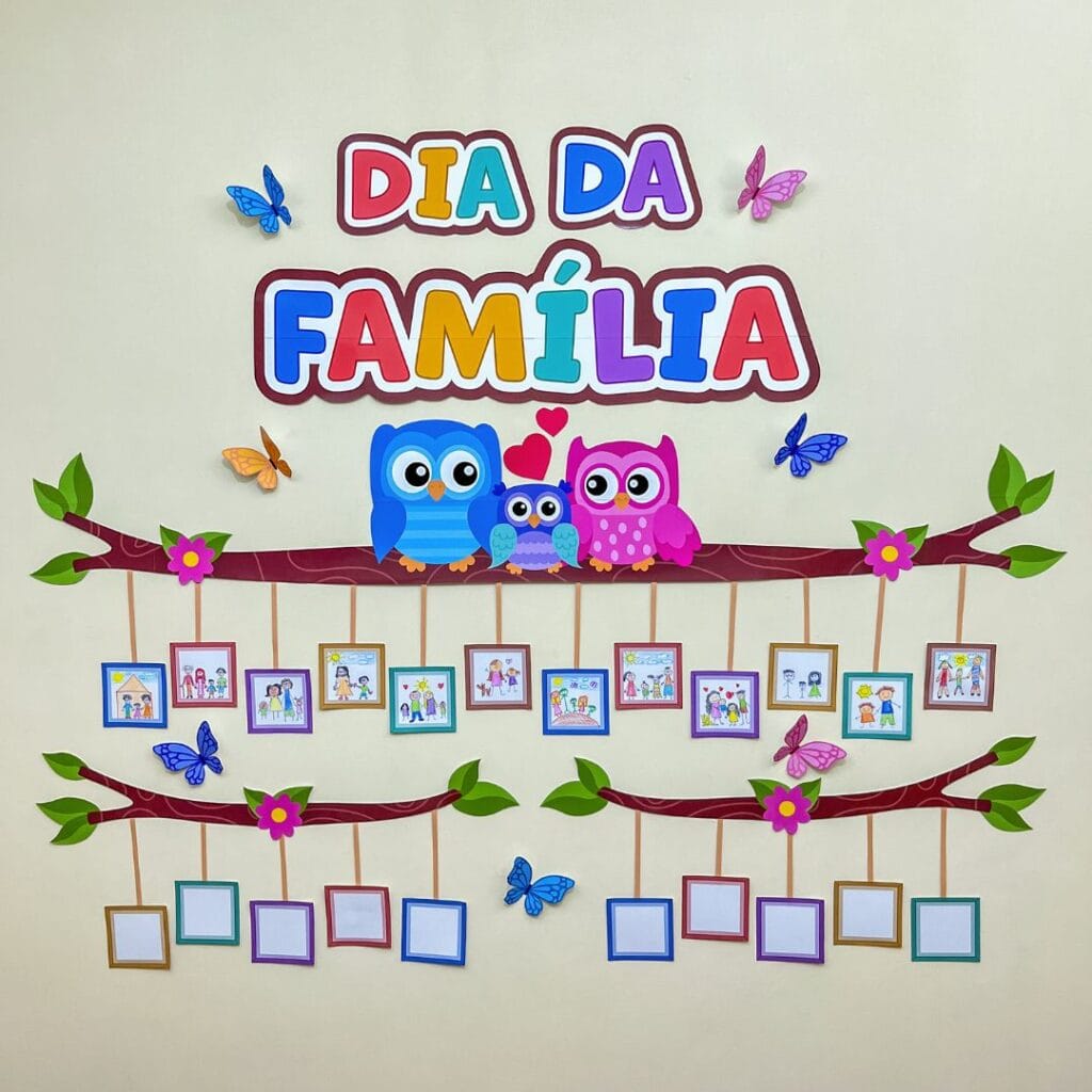 Painel Dia da Família | Imprima Atividades