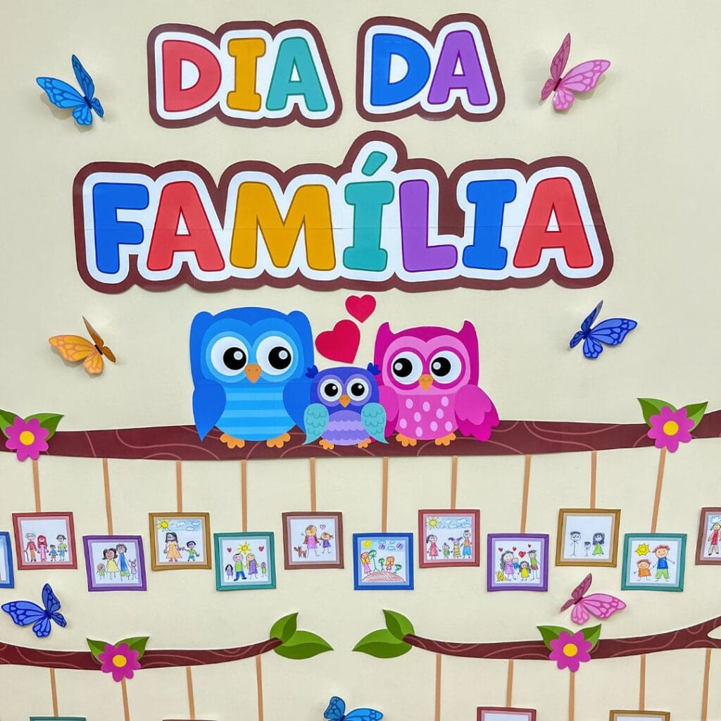 Painel Dia da Família | Imprima Atividades