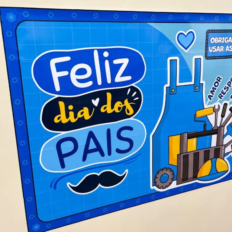 Mural Dia dos Pais | Imprima Atividades