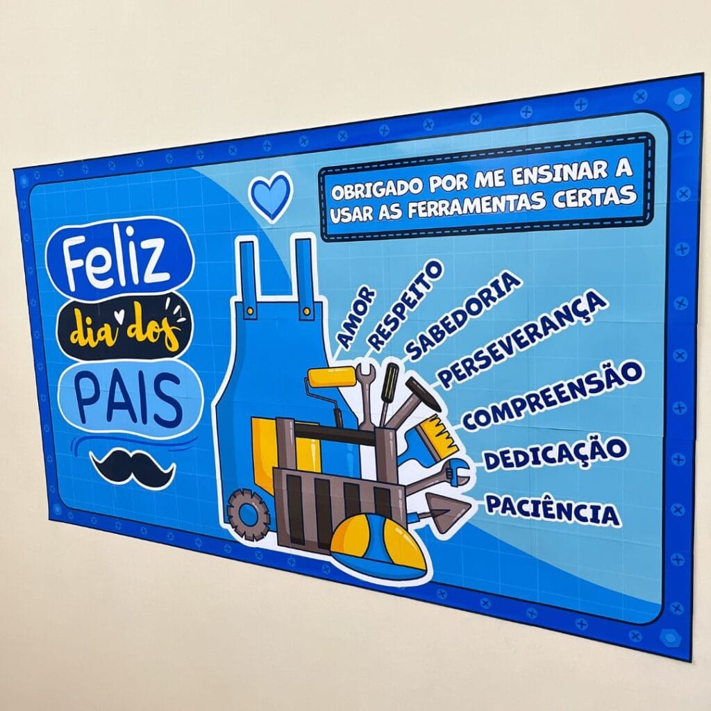 Mural Dia dos Pais | Imprima Atividades