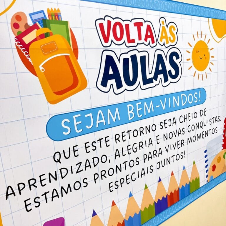 Mural Volta às Aulas | Imprima Atividades