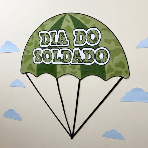 Painel Paraquedas Dia do Soldado - Imagem 2