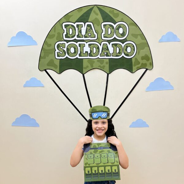 Painel Paraquedas Dia do Soldado - Imagem 3