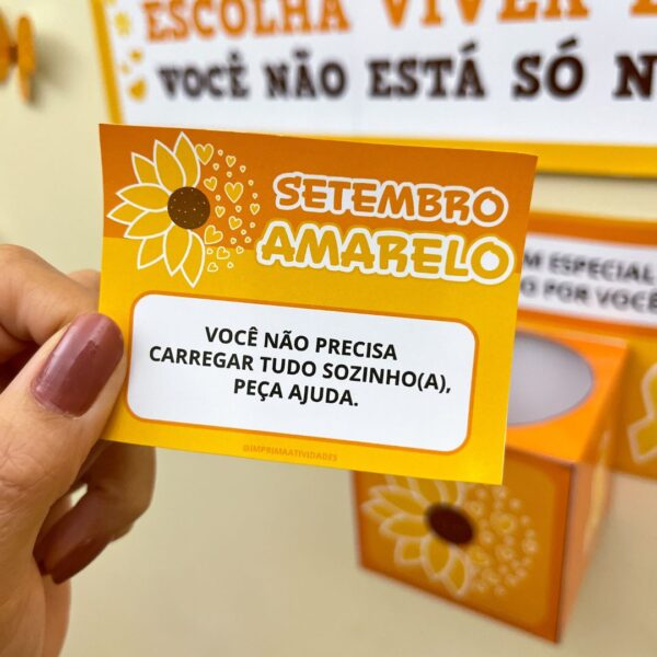 Painel Setembro Amarelo - Imagem 10