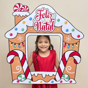 Moldura Bambolê Casa de Natal
