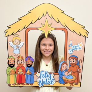 Moldura Bambolê Natal Cristão