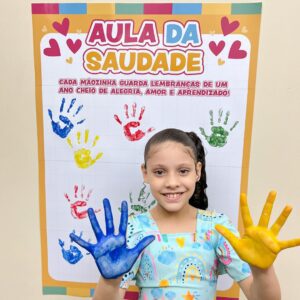 Painel Mãozinhas Aula da Saudade