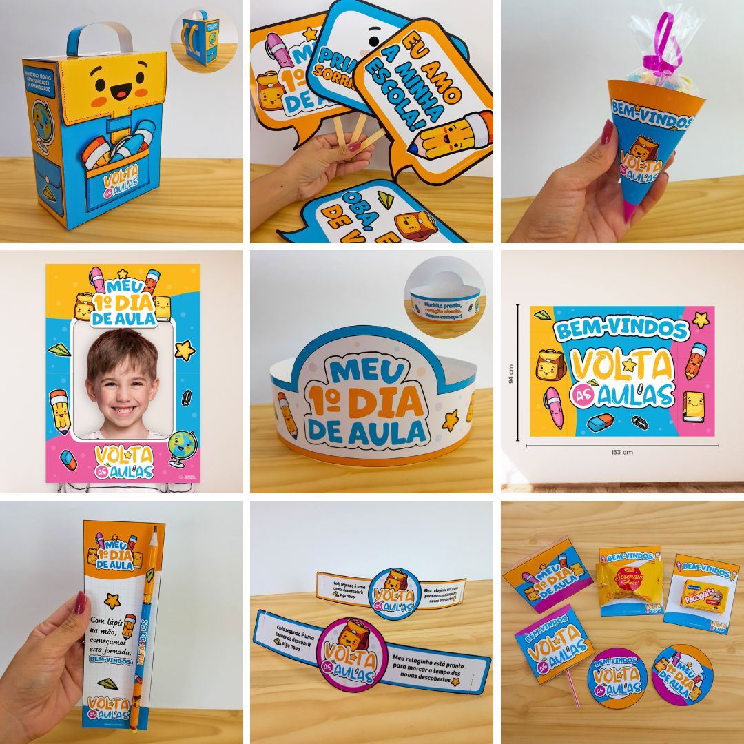 Kit Lembrancinhas Volta às Aulas 6 Kit volta as aulas