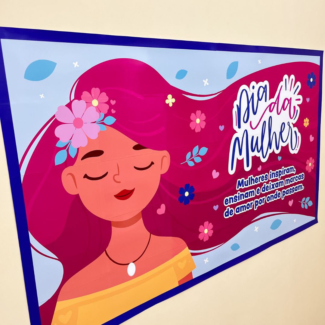 Mural Dia da Mulher 2 Mural Dia da Mulher - Imagem 2