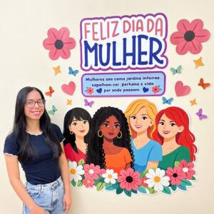 Painel Feliz Dia da Mulher