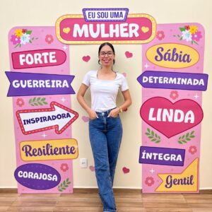 Painel de Foto Dia da Mulher