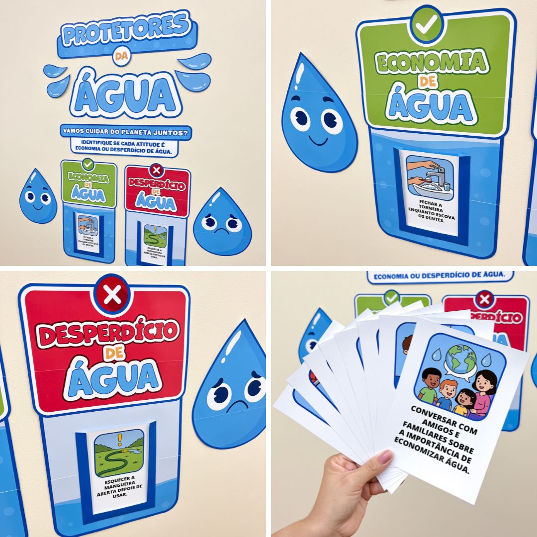 Painel Protetores da Agua Dia da Agua