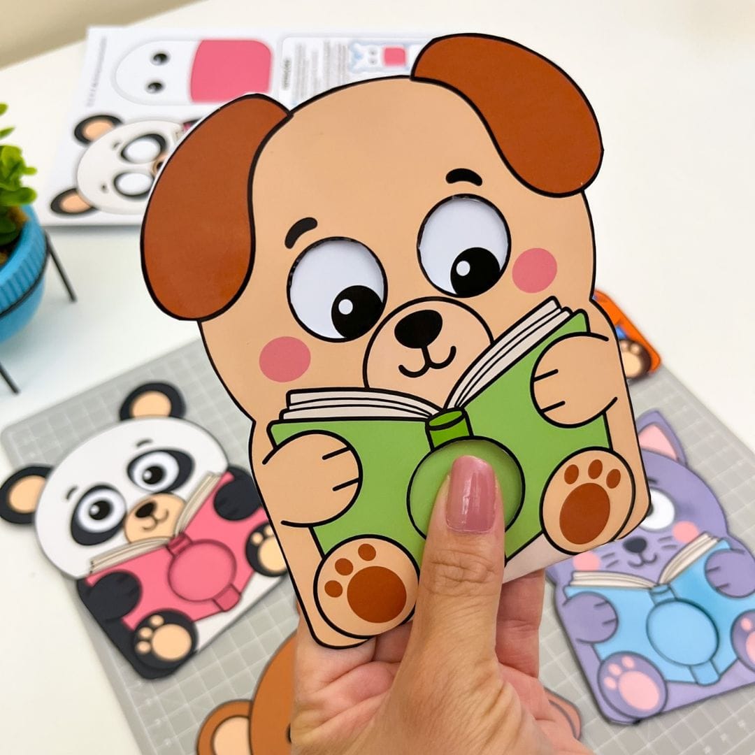 Animais Leitores Olhos que