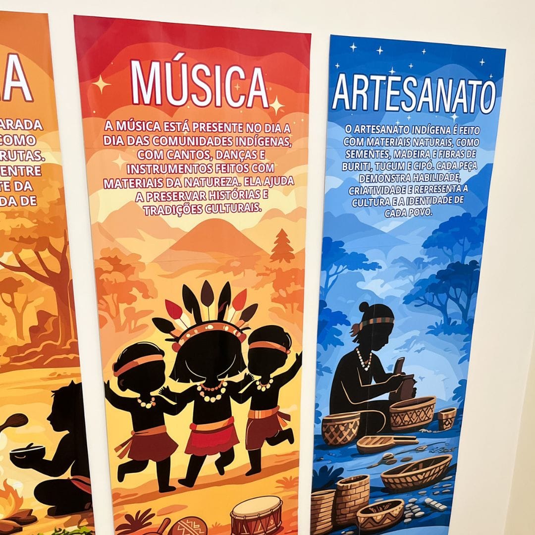 Painel Faixas Dia dos Povos Indígenas 3 Painel Faixas Dia dos Povos Indígenas - Imagem 3