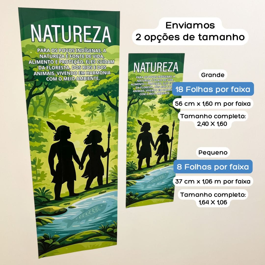 Painel Faixas Dia dos Povos Indígenas 5 Painel Faixas Dia dos Povos Indígenas - Imagem 5