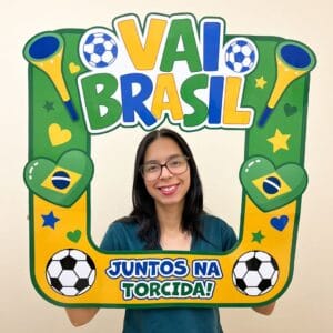Moldura Bambolê Vai Brasil