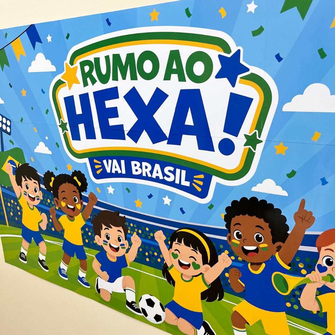 Mural Rumo ao Hexa 2 Mural Rumo ao Hexa - Imagem 2
