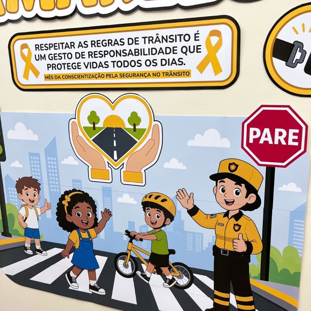 Painel Maio Amarelo | Imprima Atividades