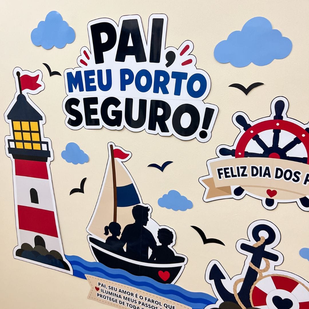 Painel Dia dos Pais Porto Seguro 5 Painel Dia dos Pais Porto Seguro - Imagem 5