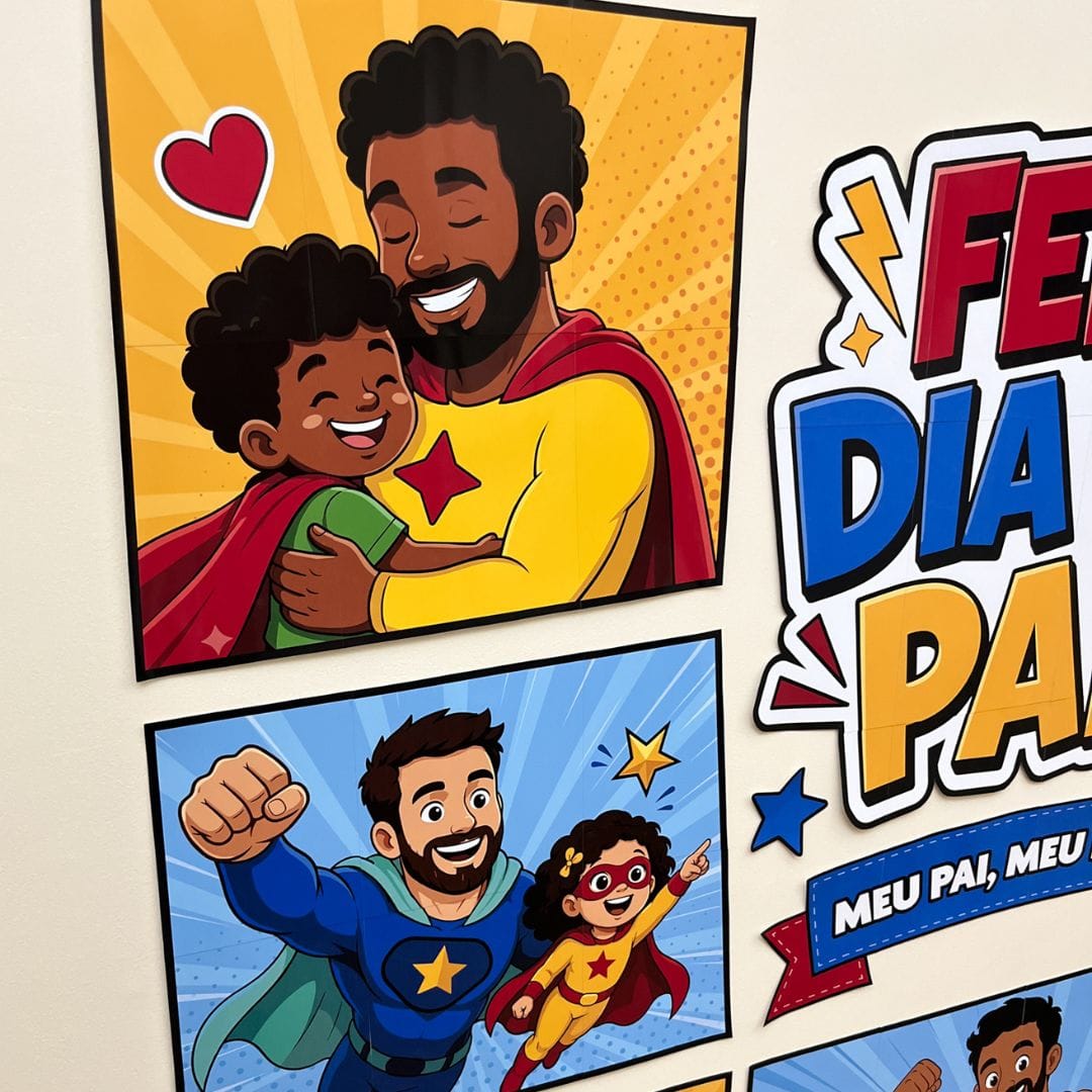 Painel Dia dos Pais Super-Herói 3 Painel Dia dos Pais Super-Herói - Imagem 3