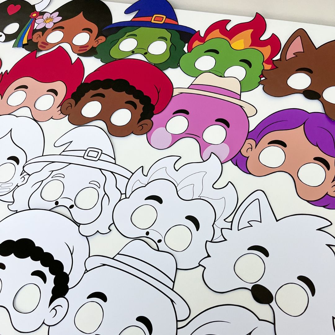 Kit Máscaras Folclore 2 Kit Máscaras Folclore - Imagem 2