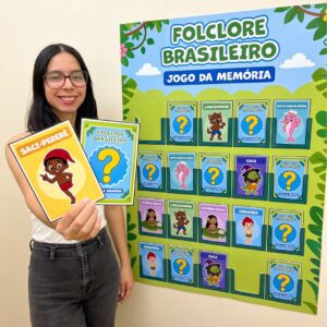 Painel Jogo da Memória Folclore