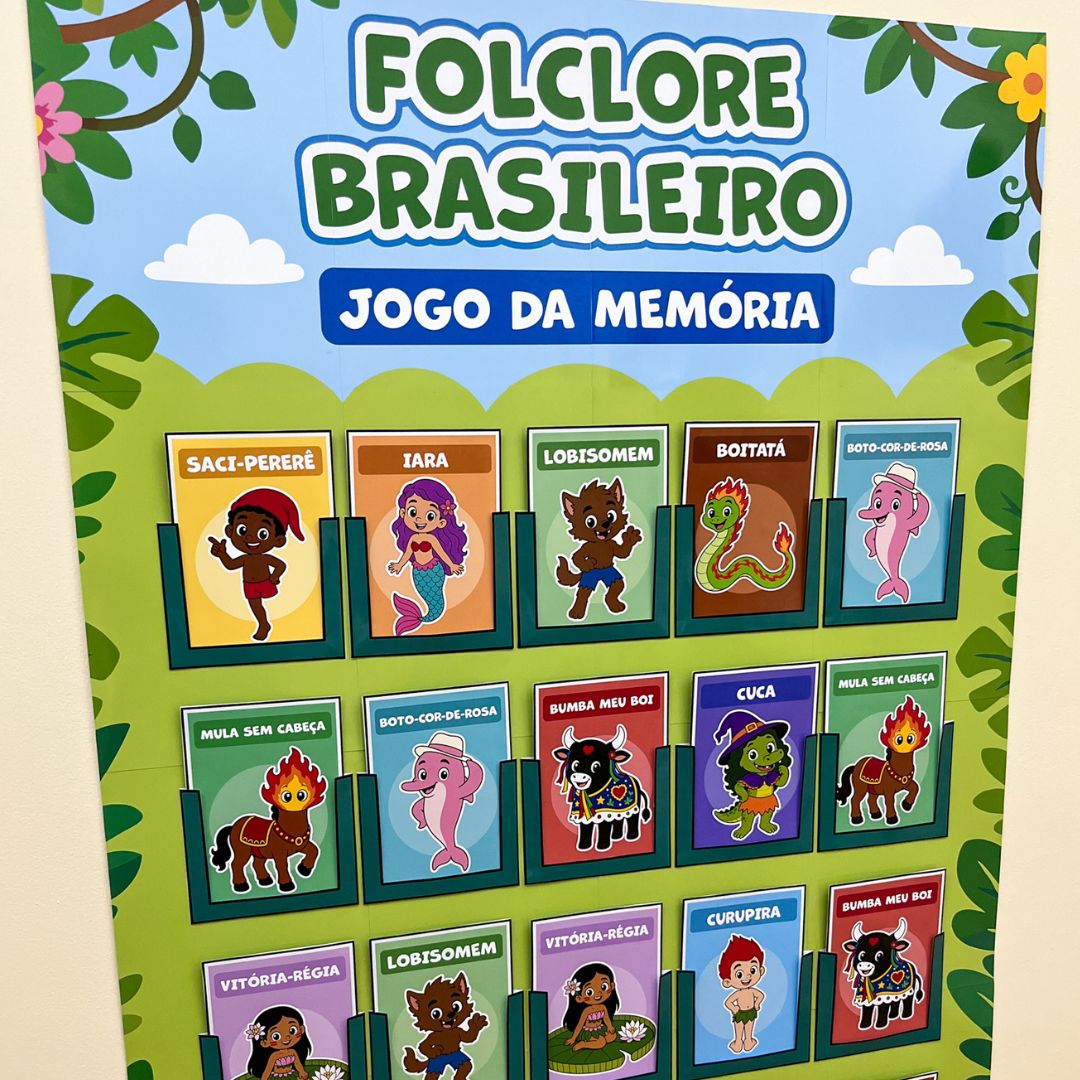 Painel Jogo da Memória Folclore 5 Painel Jogo da Memória Folclore - Imagem 5