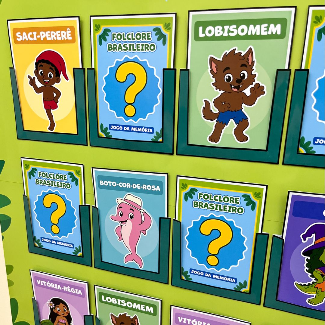Painel Jogo da Memória Folclore 4 Painel Jogo da Memória Folclore - Imagem 4