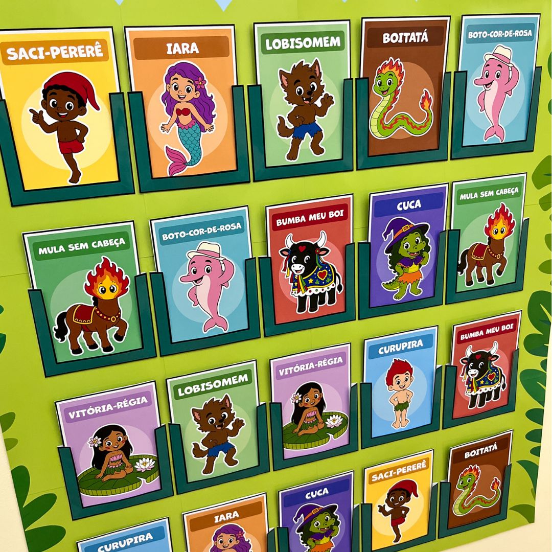 Painel Jogo da Memória Folclore 2 Painel Jogo da Memória Folclore - Imagem 2